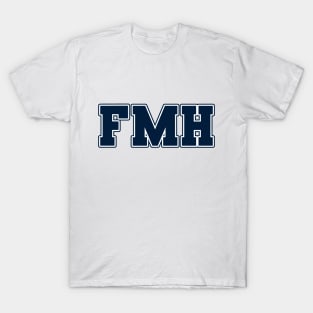 FMH Collegiate - Navy Letters - FMH Collegiate - Navy Letters T-Shirt